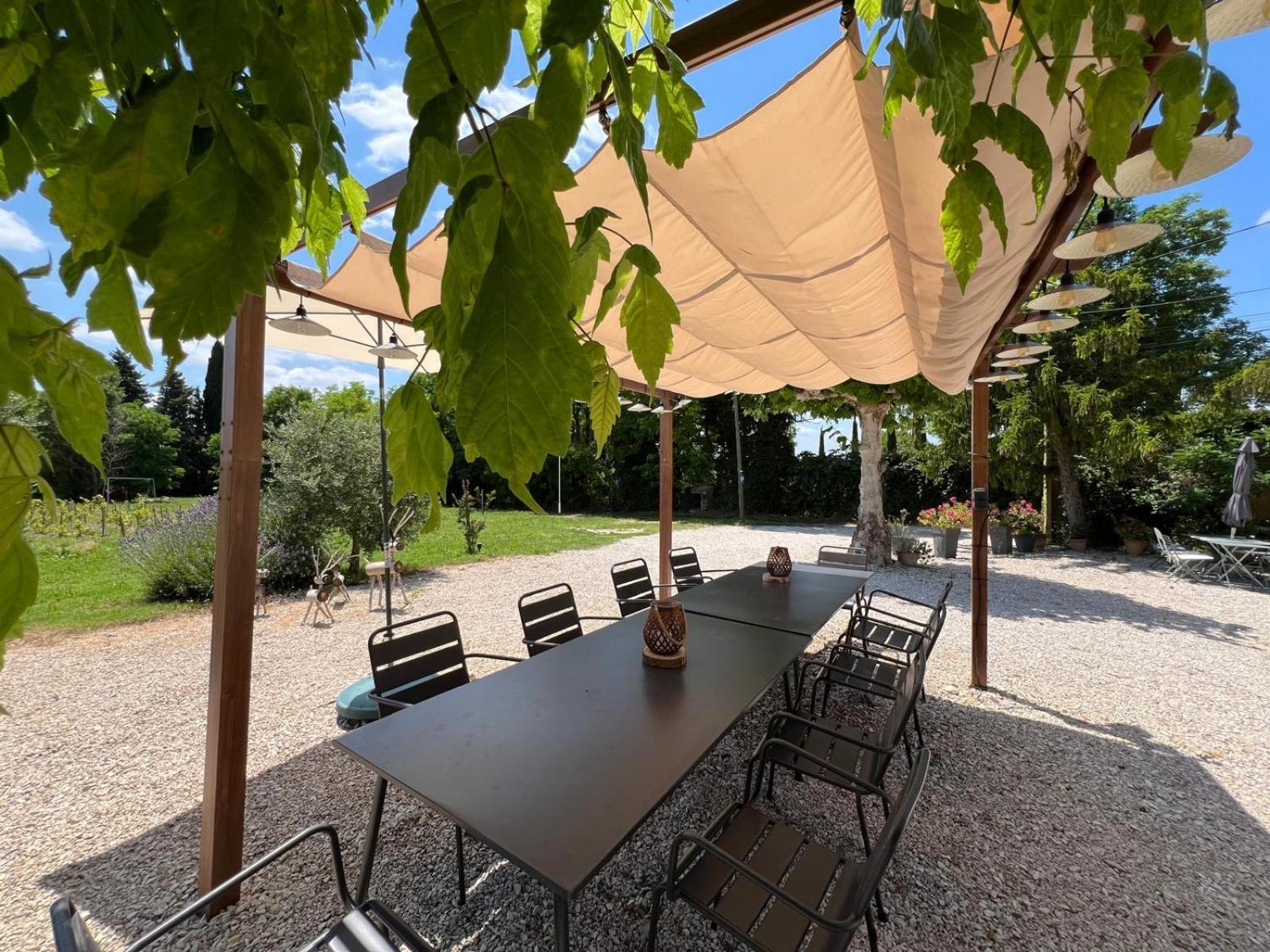 Villa Mas des Coudoulières avec piscine et jacuzzi à Roquemaure  Extérieur photo